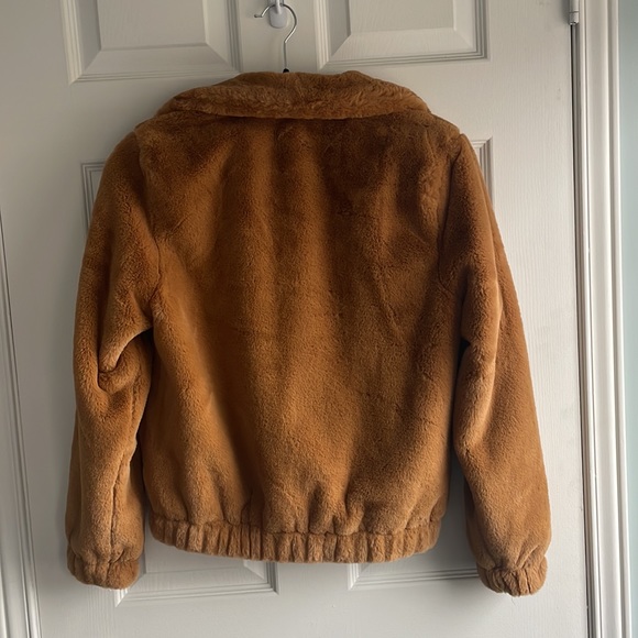 Caramel Faux Fur Jacket (US S) - Picture 2 of 7